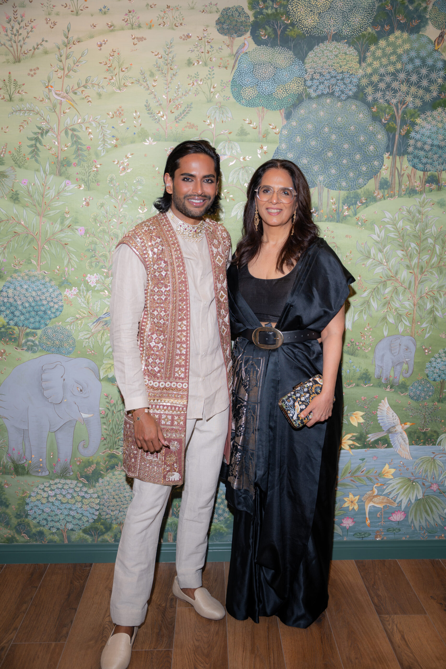 Aditya Madiraju & Anita Dongre at Anita Dongre_s LA store launch Aditya Madiraju & Anita Dongre at Anita Dongre_s LA store launch