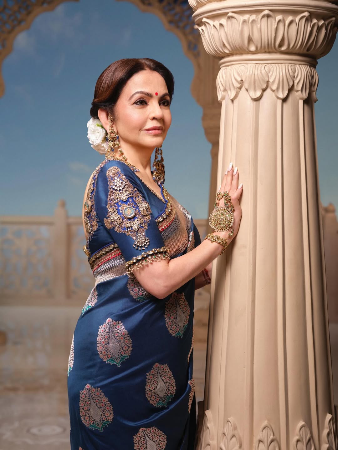 Its always a special collaboration....with Mrs Nita Ambani..her eye for detail, the bond we shar Its always a special collaboration....with Mrs Nita Ambani..her eye for detail, the bond we shar