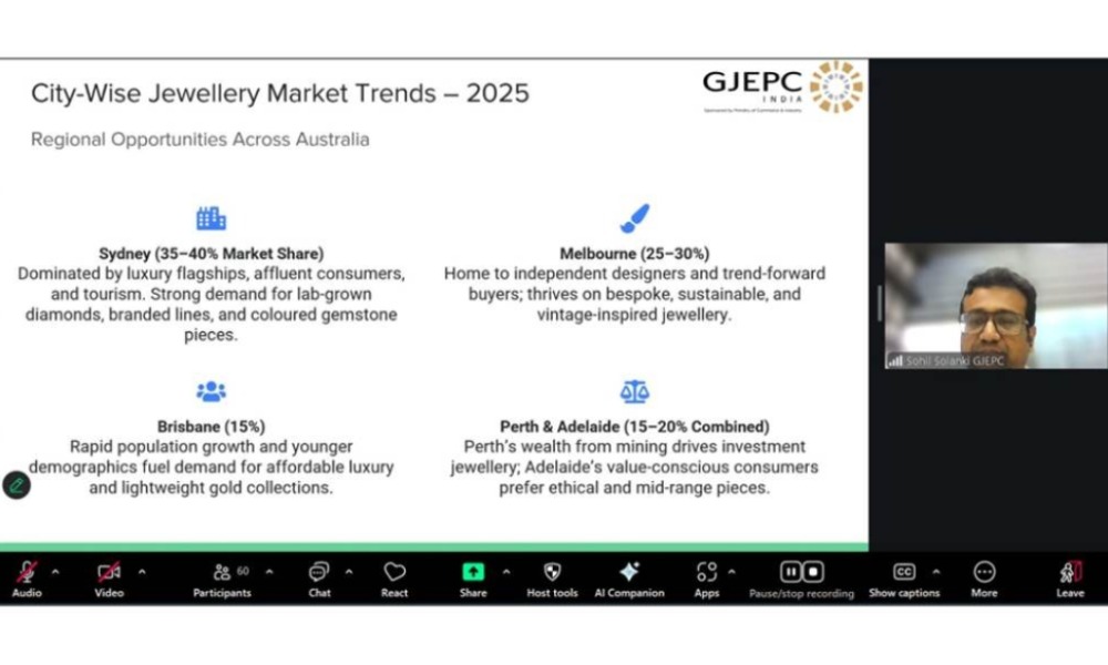 GJEPC Surat hosts Third Beyond Border webinar on Australia market opportunities